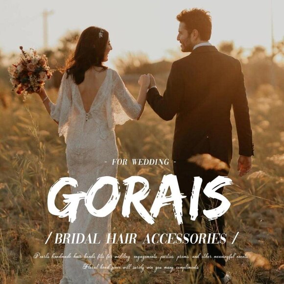 Wedding Hair Vine Blue Rhinestone Bridal Headpiece Crystal Leaf Flower Jewelry - Picture 6 of 7